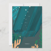 Invitation de sirène souriante (Dos)