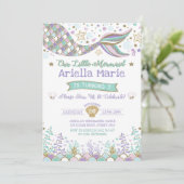 Invitation de sirène sous la fête d'anniversaire (Debout devant)