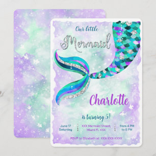 Invitation de sirène sous la mer