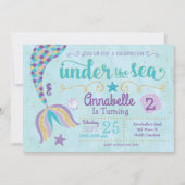 Invitation De Sirène Sous L'Invitation De La Mer (Devant)