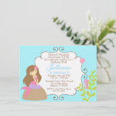 Invitation de sirènes pour un anniversaire de fill (Debout devant)