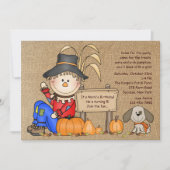 Invitation de Sitting Scarecrow (Devant)