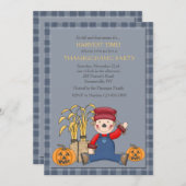 Invitation de Sitting Scarecrow (Devant / Derrière)