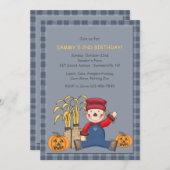 Invitation de Sitting Scarecrow (Devant / Derrière)