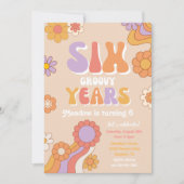 Invitation de six années Super | 6e Invitation d'a (Devant)