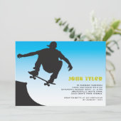 Invitation de skateboard Dude (Debout devant)