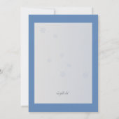 Invitation de skieur de garçon (Dos)