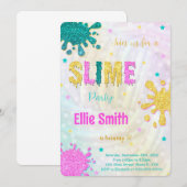 Invitation de slime (Devant / Derrière)
