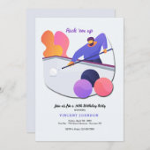 Invitation de snooker (Devant / Derrière)