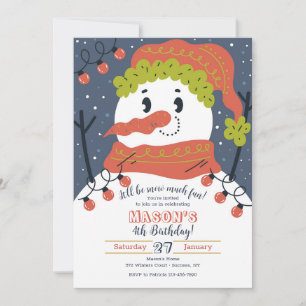 Invitation de Snowman