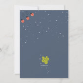 Invitation de Snowman (Dos)