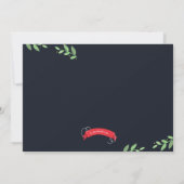 Invitation de Snowman Baker Cookie Exchange Party (Dos)