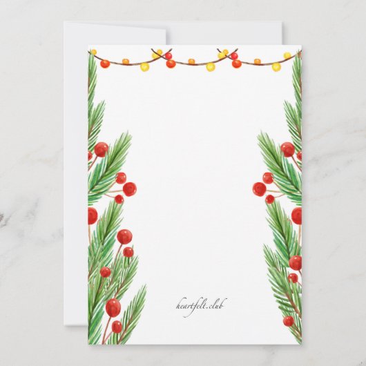 Invitation de Snowman souriant (Dos)