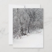 Invitation de Snowy Woods (Devant)