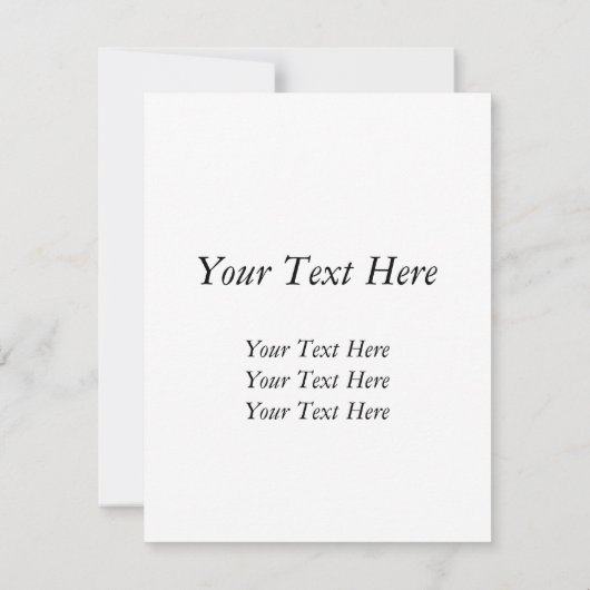 Invitation de Snowy Woods (Dos)