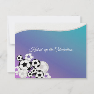 Invitation de soccer Bar Mitzvah Invitation