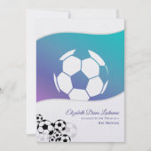 Invitation de soccer Mitzvah (Devant)