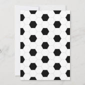 Invitation de soccer rose | Invitations de soccer (Dos)