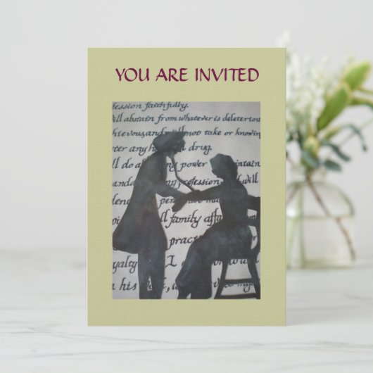 Invitation de soins (Debout devant)