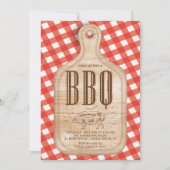 Invitation de soirée barbecue d'été unique (Devant)