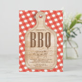 Invitation de soirée barbecue d'été unique (Debout devant)