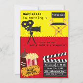 Invitation de soirée cinéma (Devant)