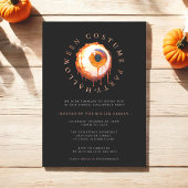 invitation de soirée costume d'Halloween minimalis