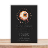 invitation de soirée costume d'Halloween minimalis