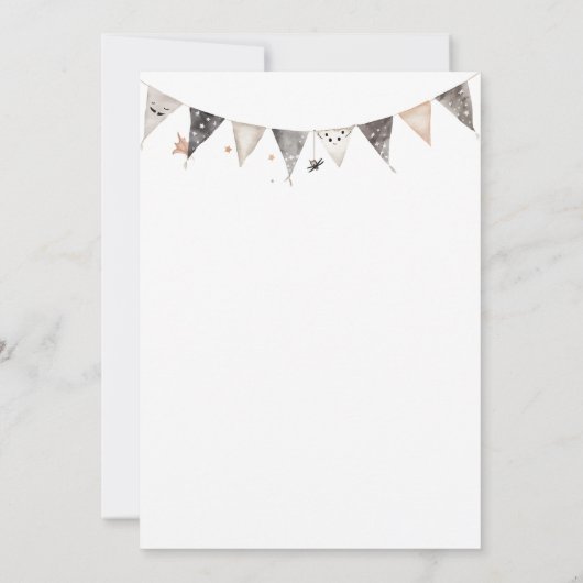 Invitation de soirée costumée d'Halloween Spooktac (Dos)