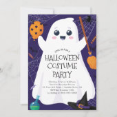 Invitation de soirée costumée d'Halloween Spooktac (Devant)