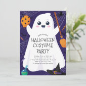 Invitation de soirée costumée d'Halloween Spooktac (Debout devant)