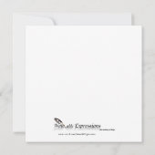 Invitation de soirée dansante (Dos)