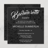 Invitation de soirée de bachelorette frontière élé (Devant / Derrière)