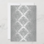 Invitation de soirée de gala Damask & Bow (Dos)