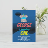 Invitation de soirée de masques Koala pour enfant  (Debout devant)