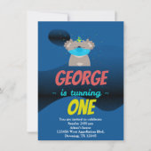 Invitation de soirée de masques Koala pour enfant  (Devant)