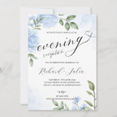 Invitation de soirée de réception de mariage CRYST (Devant)