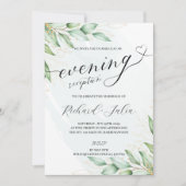 Invitation de soirée de réception de mariage IRINA (Devant)