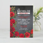 Invitation de soirée de visualisation de Bachelor  (Debout devant)