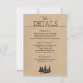 Invitation de soirée d'enterrement de vie de garço (Dos)