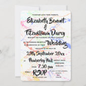 Invitation de soirée éclatée (Dos)