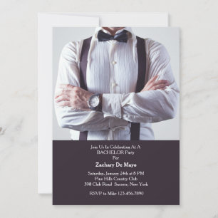Invitation de soirée habillée pour l'enterrement d
