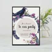 Invitation de soirée inspirée du gothique (Debout devant)