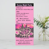 Invitation de soirée Pink Casino (Debout devant)