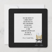 Invitation de soirée Polka Dot (Dos)