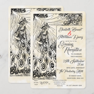 Invitation de soirée Princesse de conte de fée