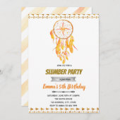 Invitation de soirée pyjamaqueuse attrape-rêves en (Devant / Derrière)