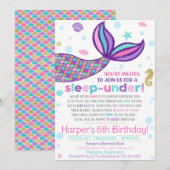 Invitation de sommeil sous-marin Sirène, Invitatio (Devant / Derrière)