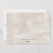 Invitation de son & ses douches couple (Dos)