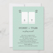 Invitation de son Wedding shower et de ses collabo (Devant)